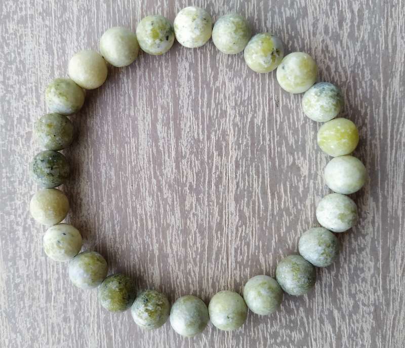 Yellow Turquoise Jasper Bracelet - 8mm