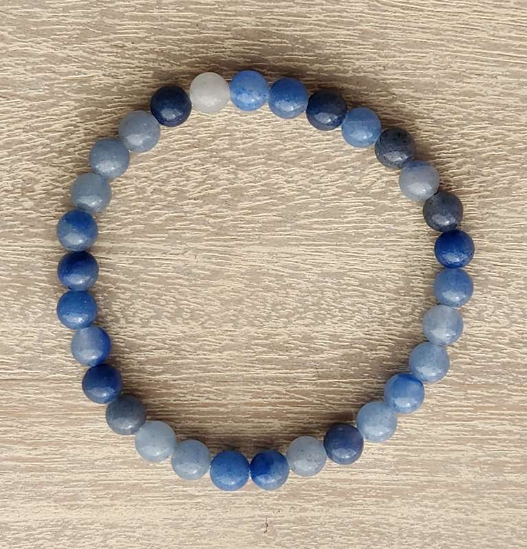 Blue Aventurine Bracelet - 6mm