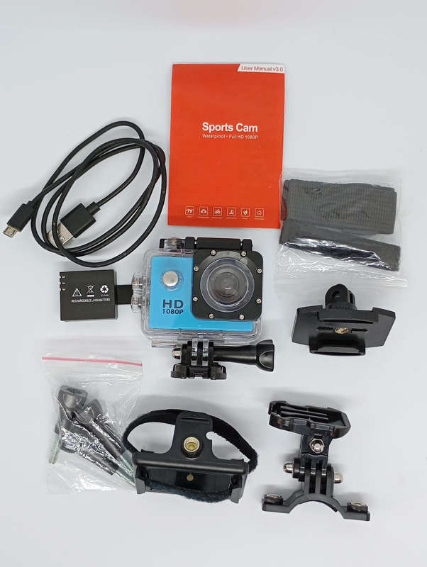 HD Action Video Camera + 64G SD Card & Extra Battery