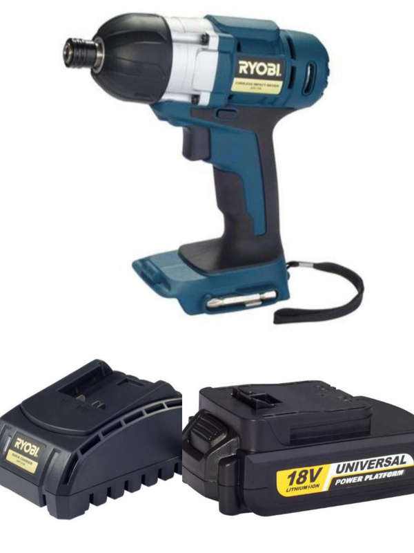 Ryobi - 18V Li-Ion Cordless Impact Drill Driver- XID-150Nm Includes Battery & Charger