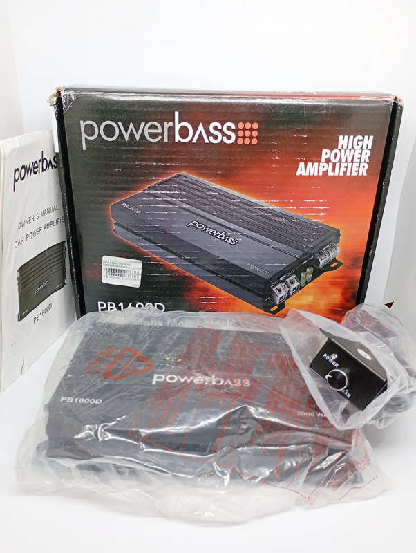 Powerbass PB1600.1D  Monoblock Amplifier - Bass Controller