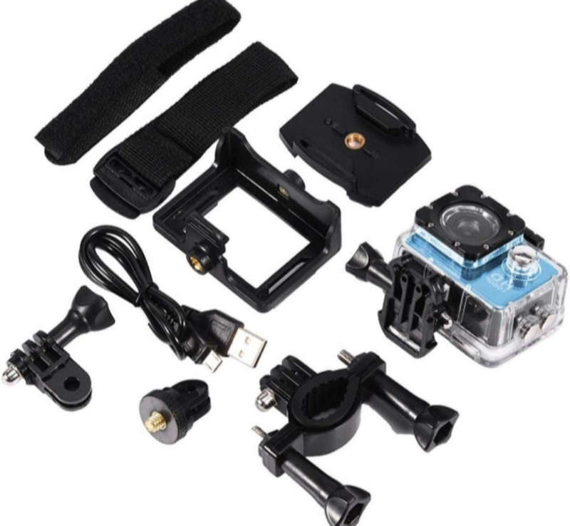 HD Action Video Camera + 64G SD Card & Extra Battery