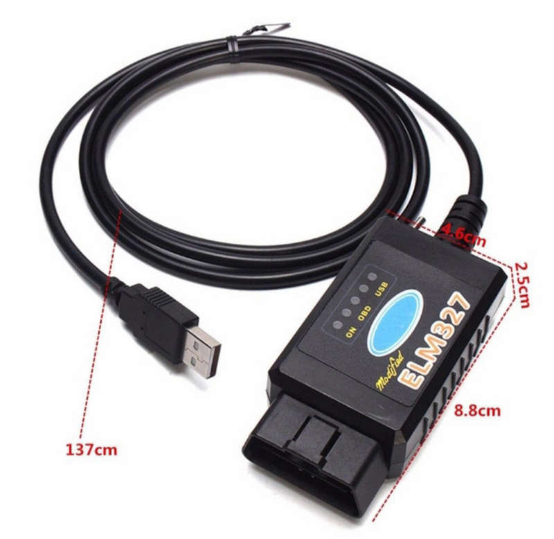 ELM327 Interface FORD USB OBDII Auto Diagnostic Scanner Tool with Switch