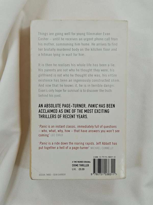 Panic by Jeff Abbott - Paperback