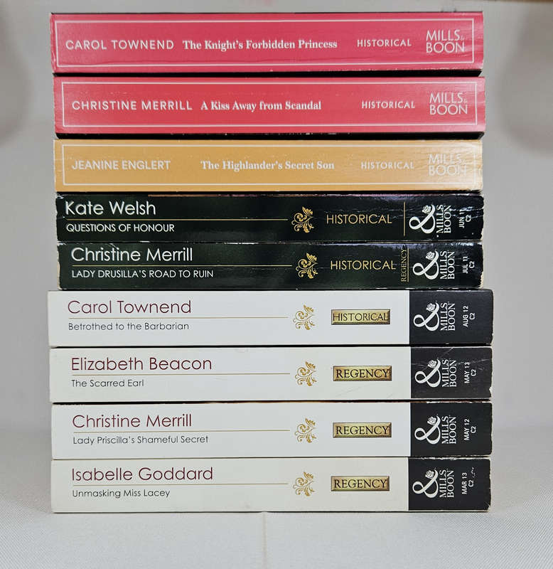 BOOK BUNDLE: 9x Mills & Boon Regency & Historical