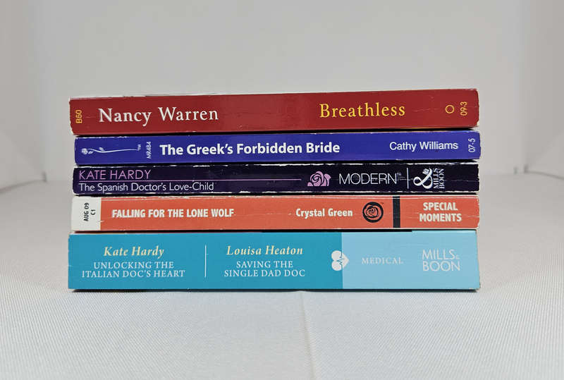BOOK BUNDLE: 6x Mills & Boon Blaze, Modern, Special Moments, Medical (2-in-1)