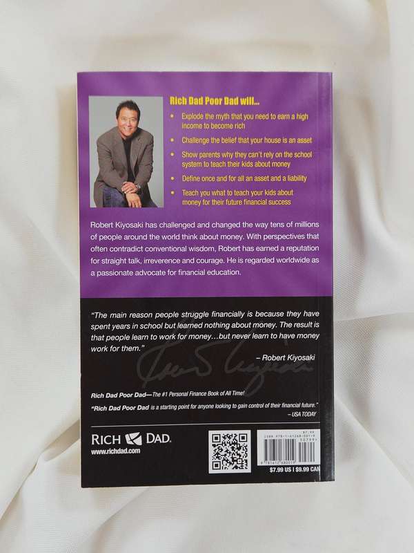 Rich Dad Poor Dad by Robert T. Kiyosaki - Paperback