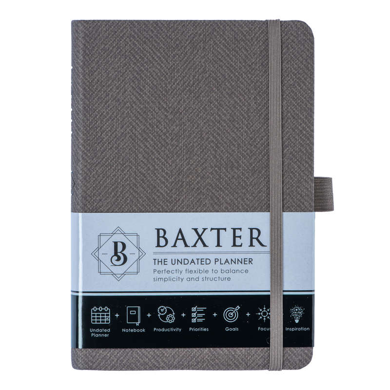 Baxter A5 Undated Planner - Grey