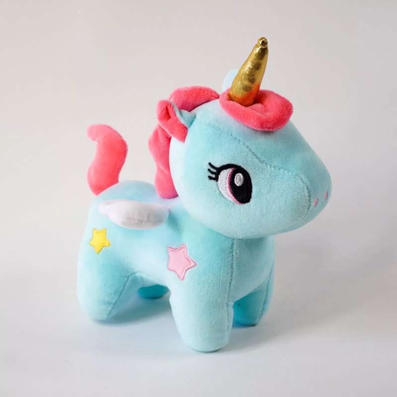 Blue Pegasus Unicorn Soft Toy
