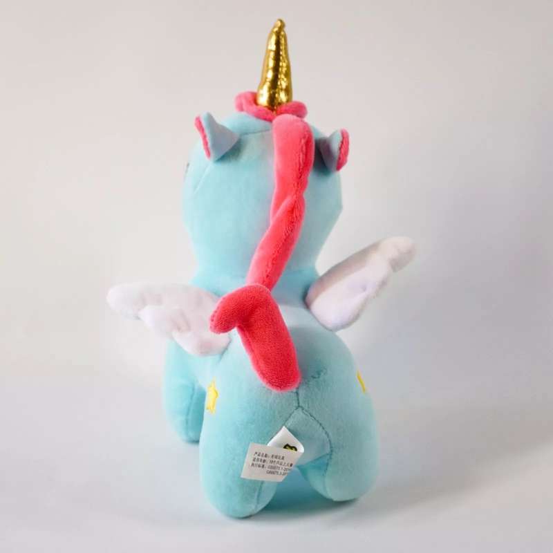 Blue Pegasus Unicorn Soft Toy