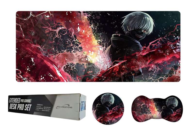 Tokyo Ghoul Gaming Mouse Pad Set