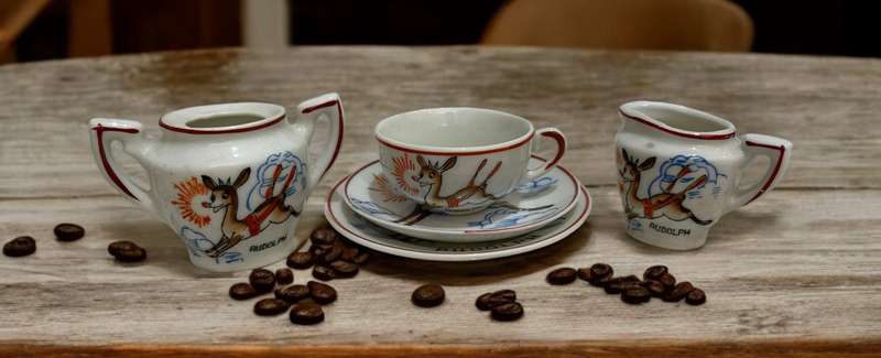 Ornament teaset miniature