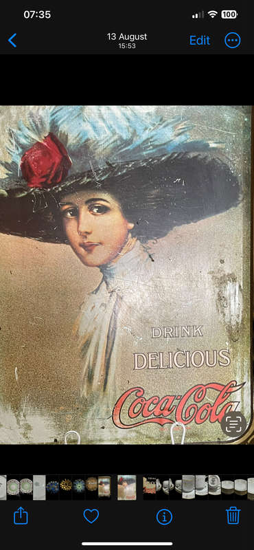 Tray Coca Cola