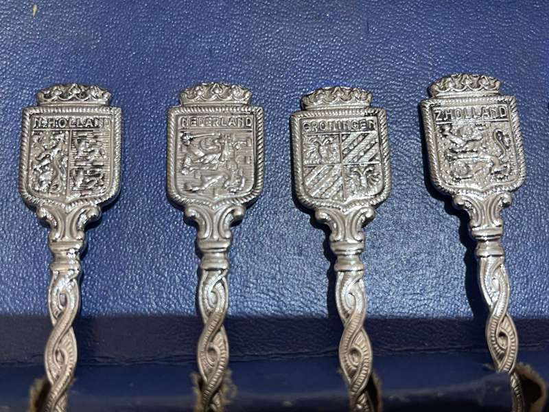 Teaspoons Netherlands 12 provinces