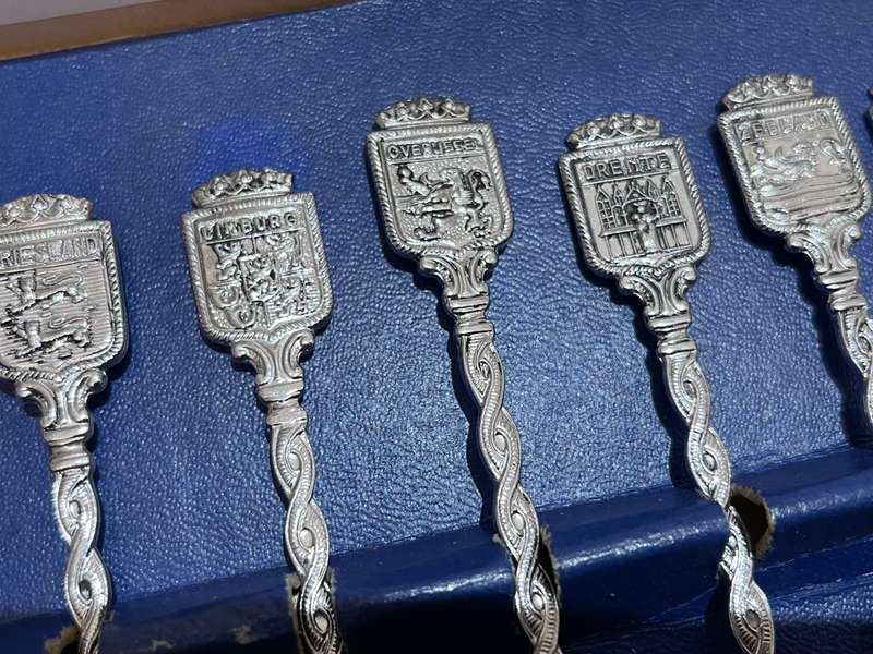 Teaspoons Netherlands 12 provinces