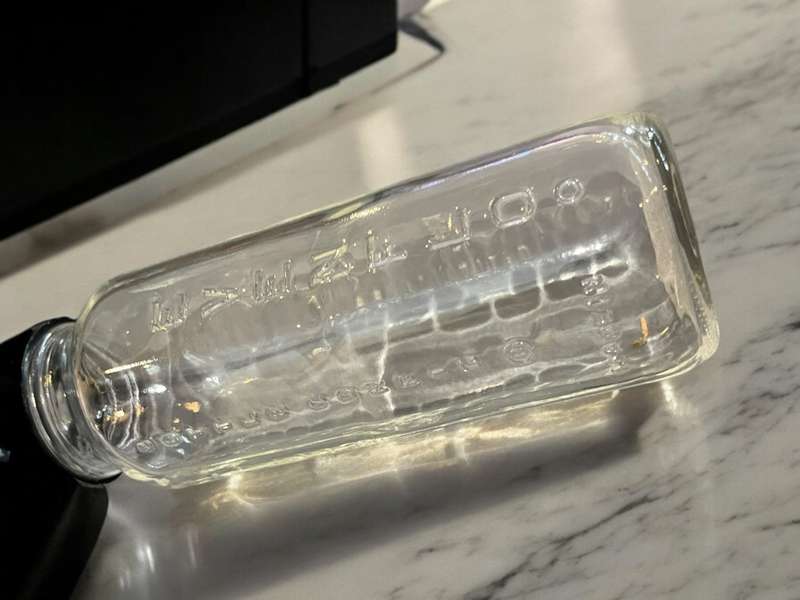 Baby bottle glass