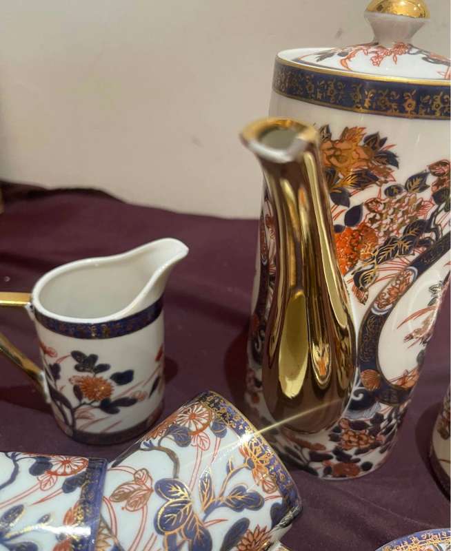 Coffee set espresso/demitasse Oriental