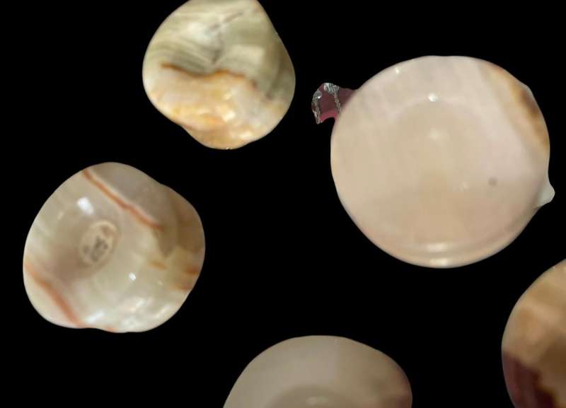 Ornaments marble x5