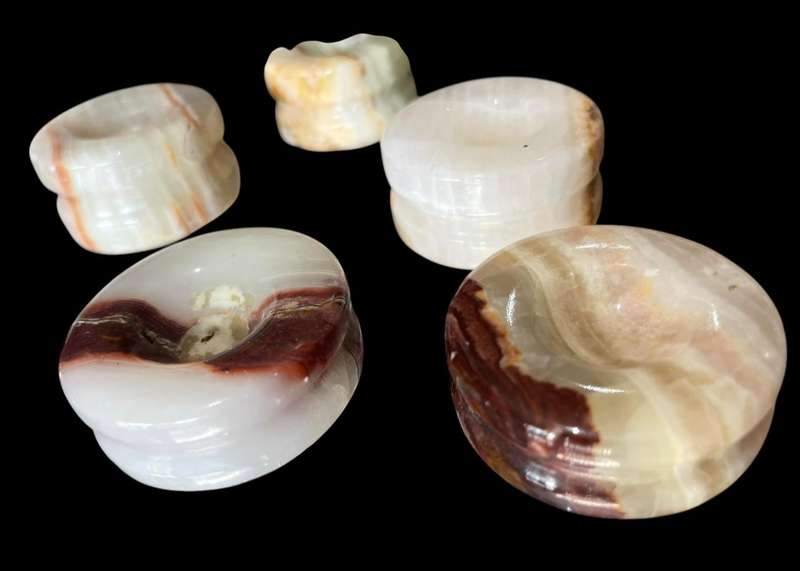 Ornaments marble x5
