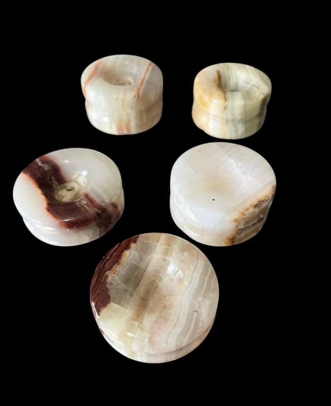 Ornaments marble x5
