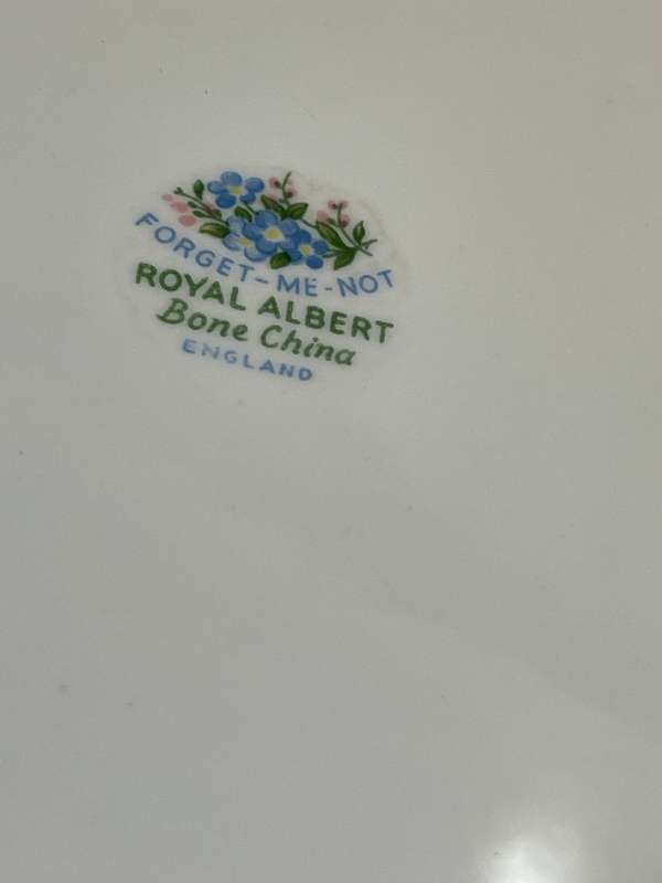 Cake platter Royal Albert Forget Me Not