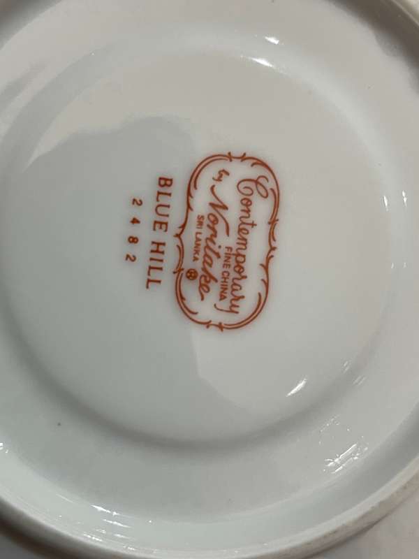 Saucer Noritake Blue Hill each