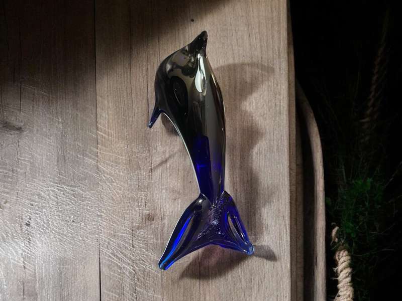 Ornament Dolphin glass