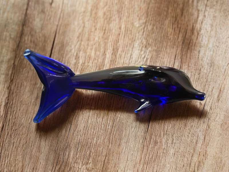 Ornament Dolphin glass