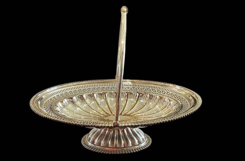 Basket fruit/biscuits silver plated(NR2)