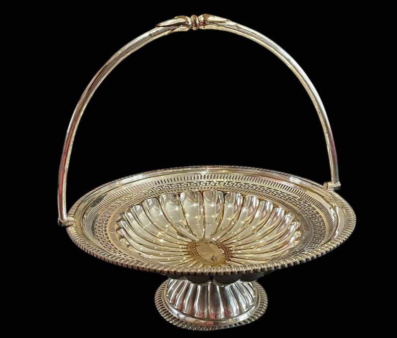 Basket fruit/biscuits silver plated(NR2)