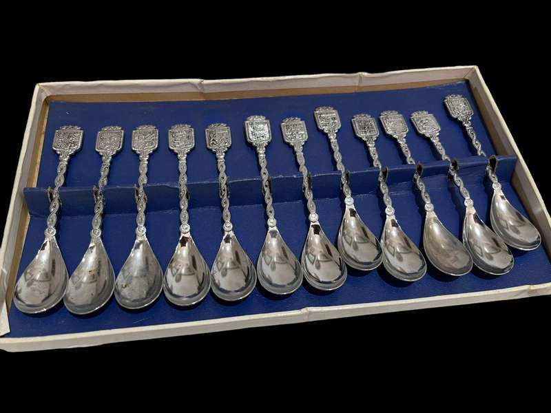 Teaspoons Netherlands 12 provinces