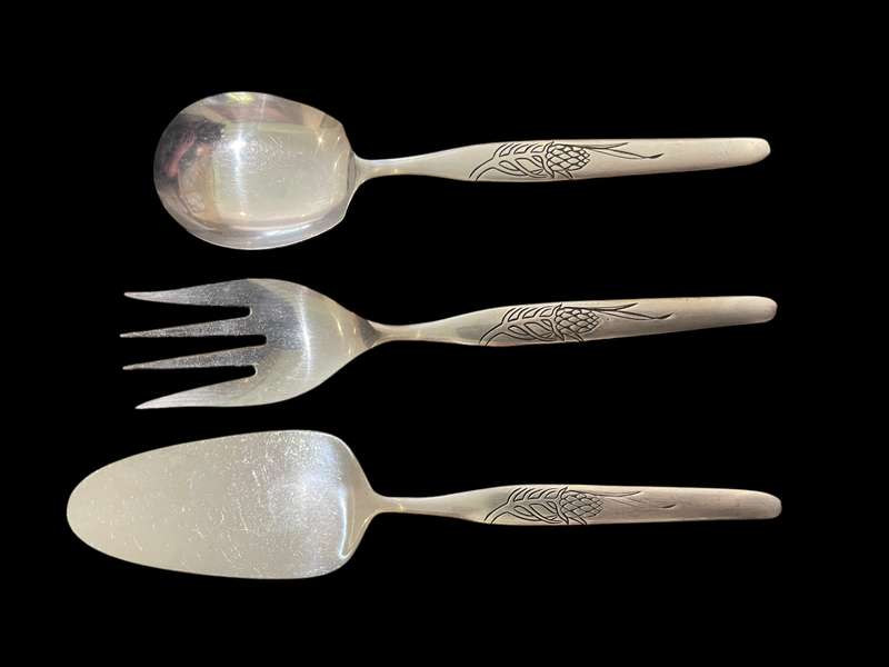 Salad servers cake lift Eetrite King Protea