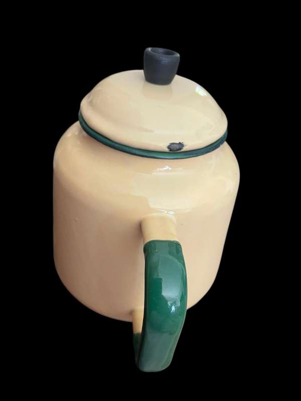 Coffee pot enamel vintage
