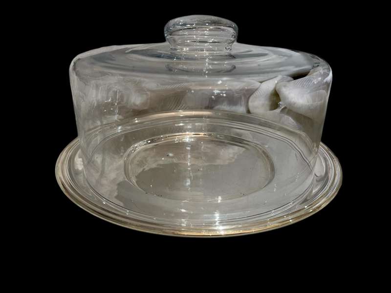 Cake cloche/dome base