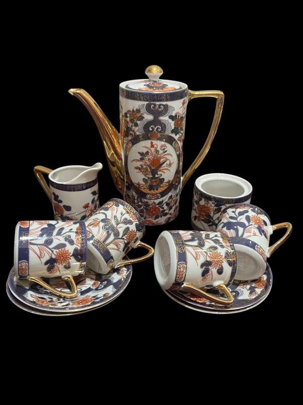 Coffee set espresso/demitasse Oriental