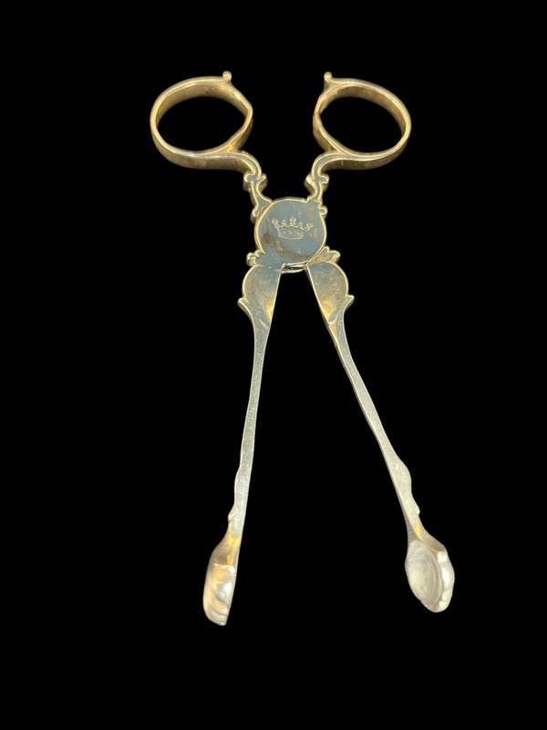 Sugar tong Sterling silver 1800s