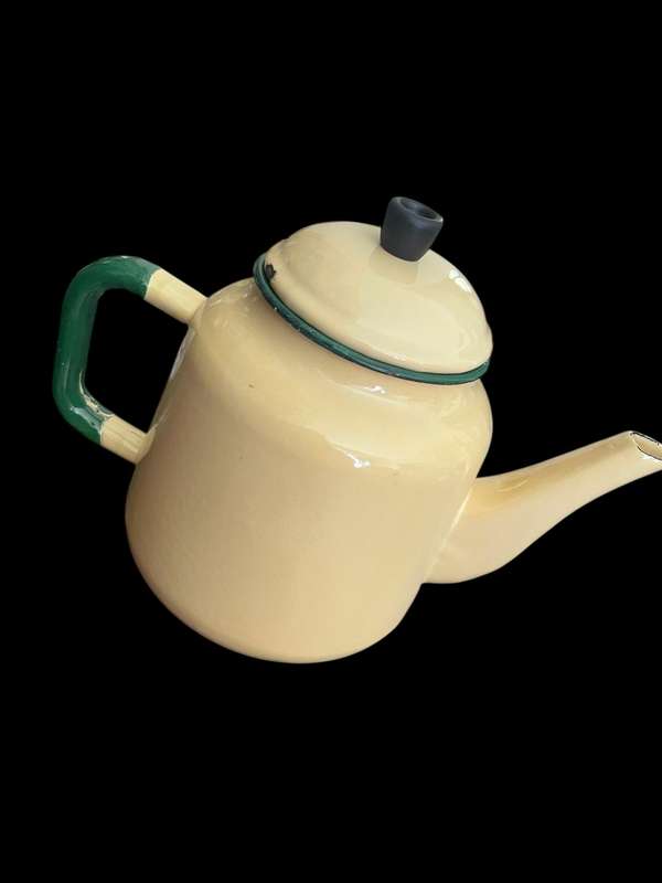 Coffee pot enamel vintage