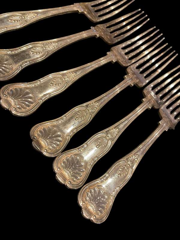 Dinner Forks Kings pattern x6