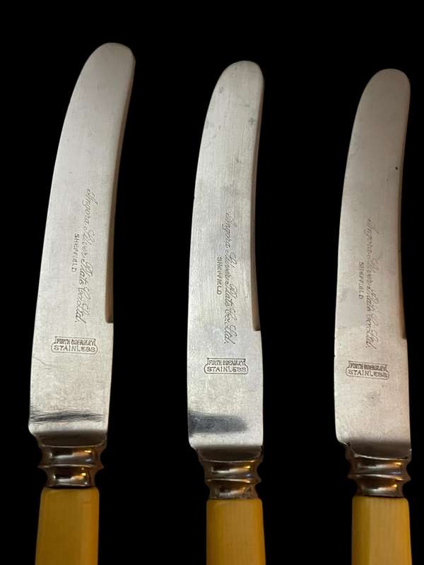 Butter/pate knife bone handled each(NR6)
