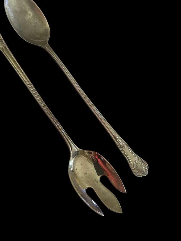 Salad servers Kings pattern(NR24)