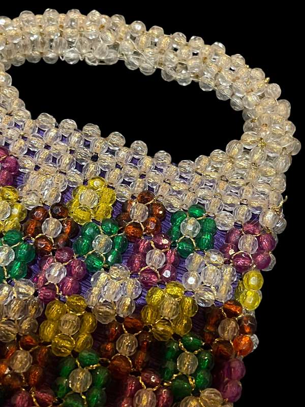 Handbag beaded Italy