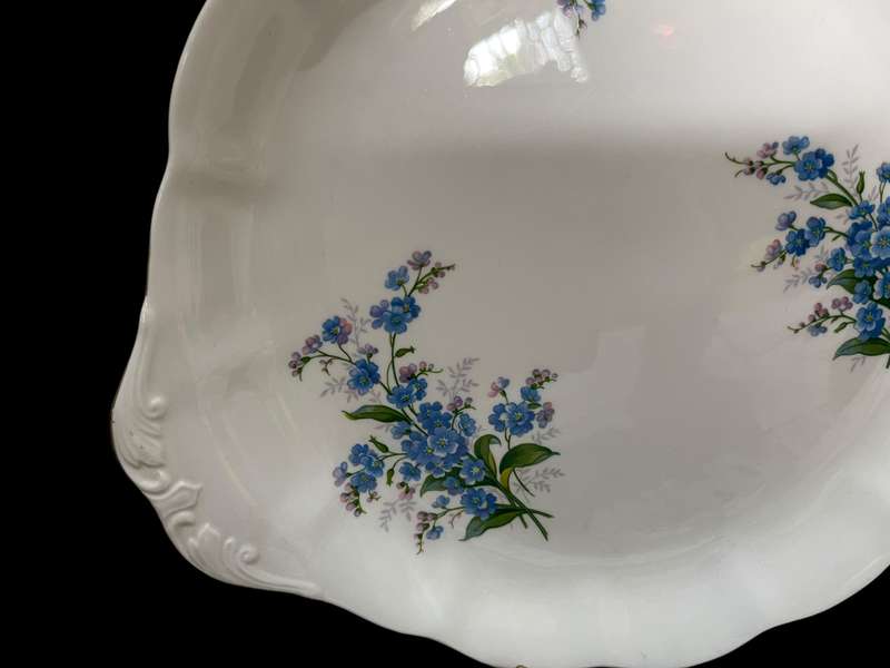 Cake platter Royal Albert Forget Me Not