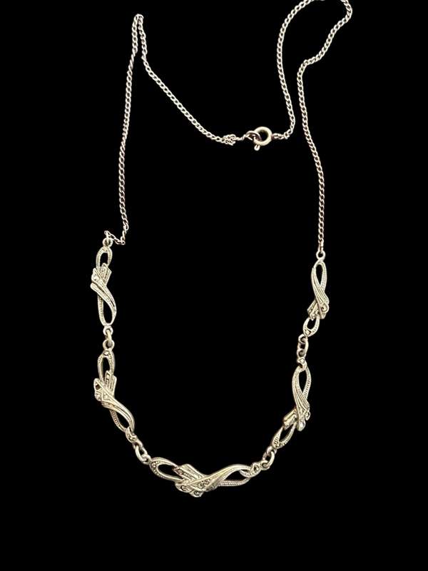 Necklace  marcasite silver