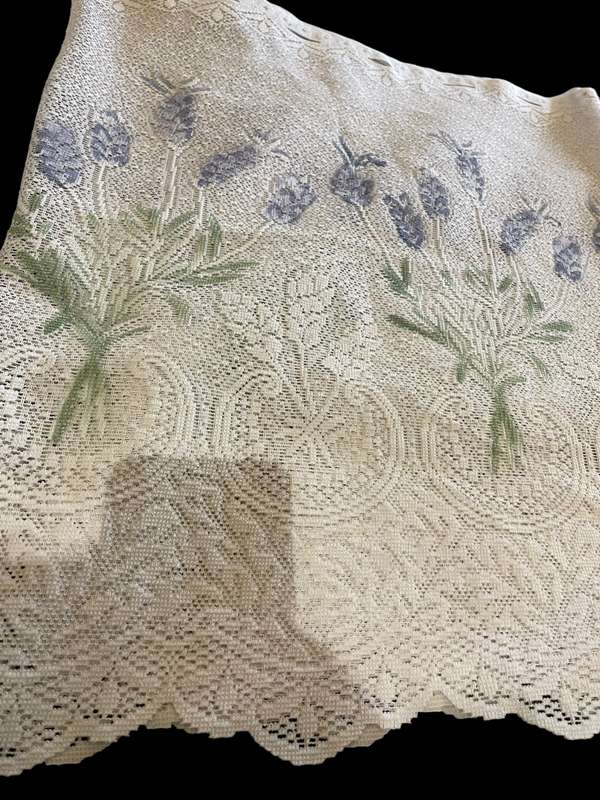 Curtain frill lavender