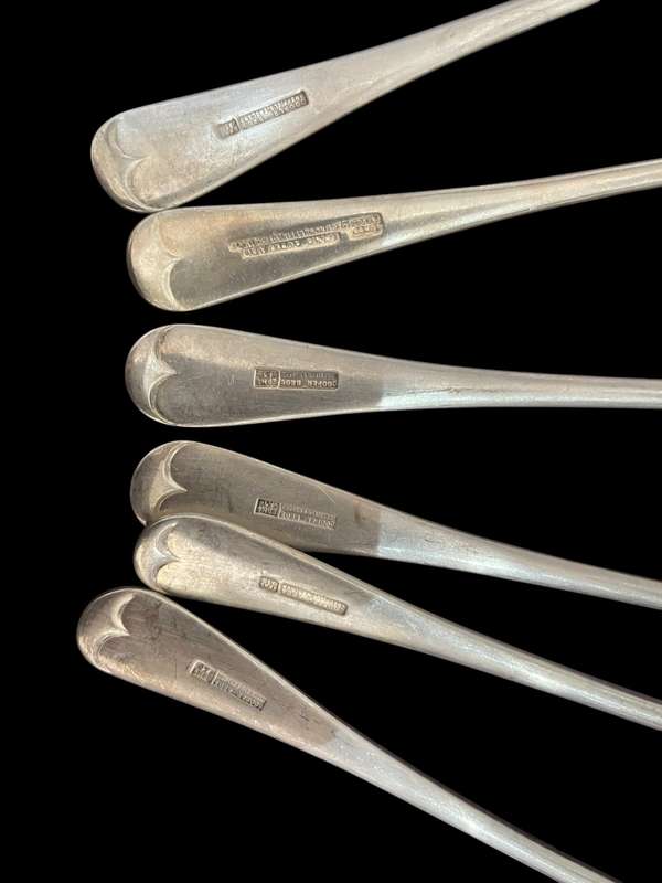 Soup spoons x6(NR11)