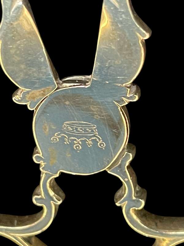 Sugar tong Sterling silver 1800s