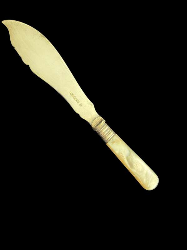 Butter/pate knife mother of pearl(NR1)