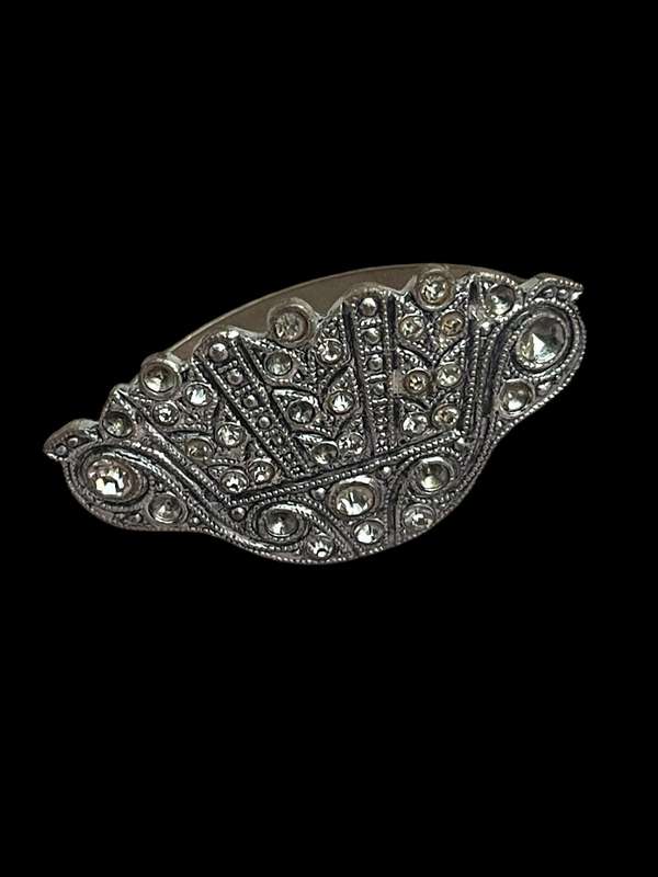 Scarf clip marcasite