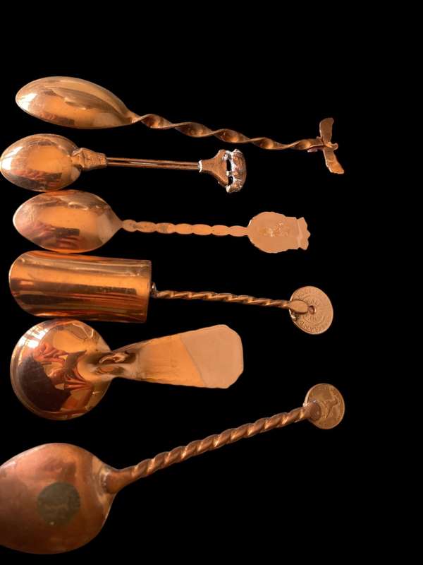 Cutlery lot copper