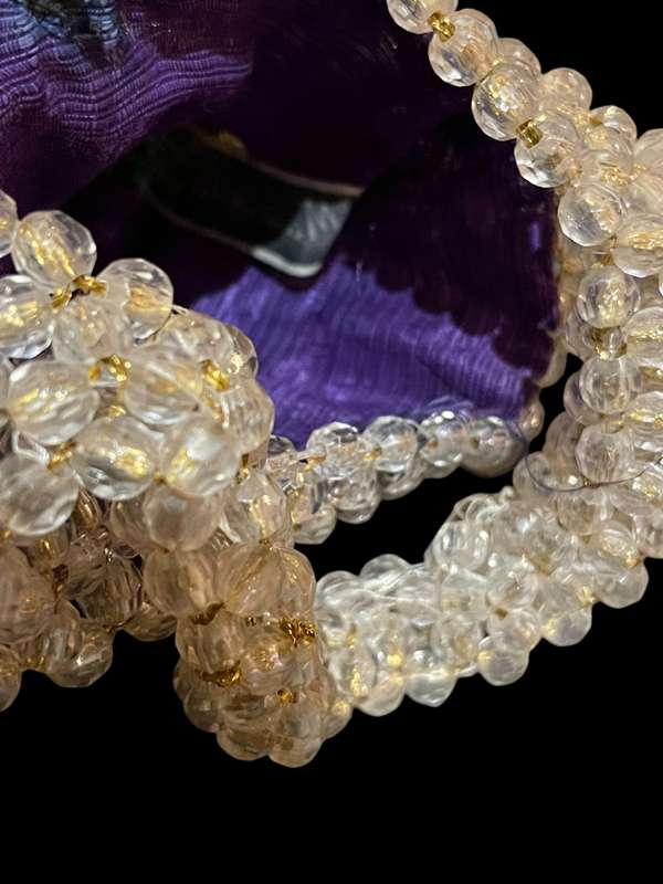 Handbag beaded Italy